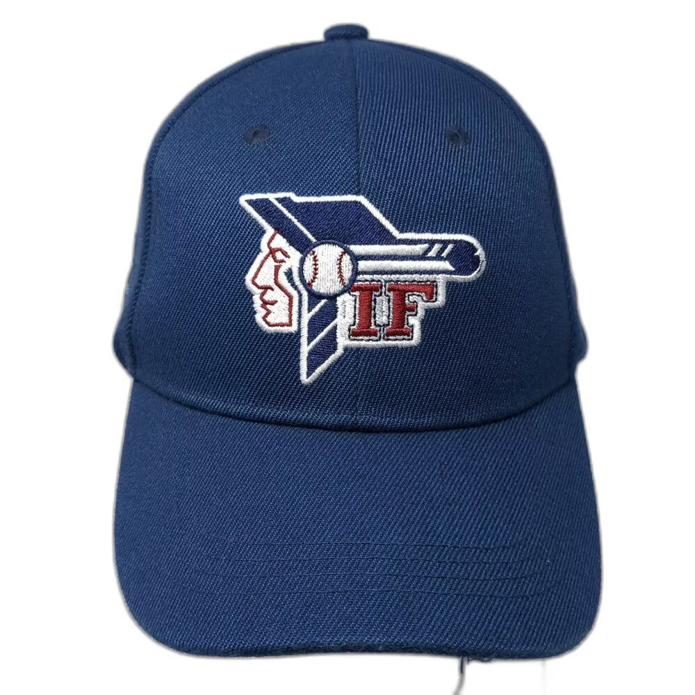 BWM Global Idaho Falls Baseball Cap Blue White Embroidered Strapback Hat OS